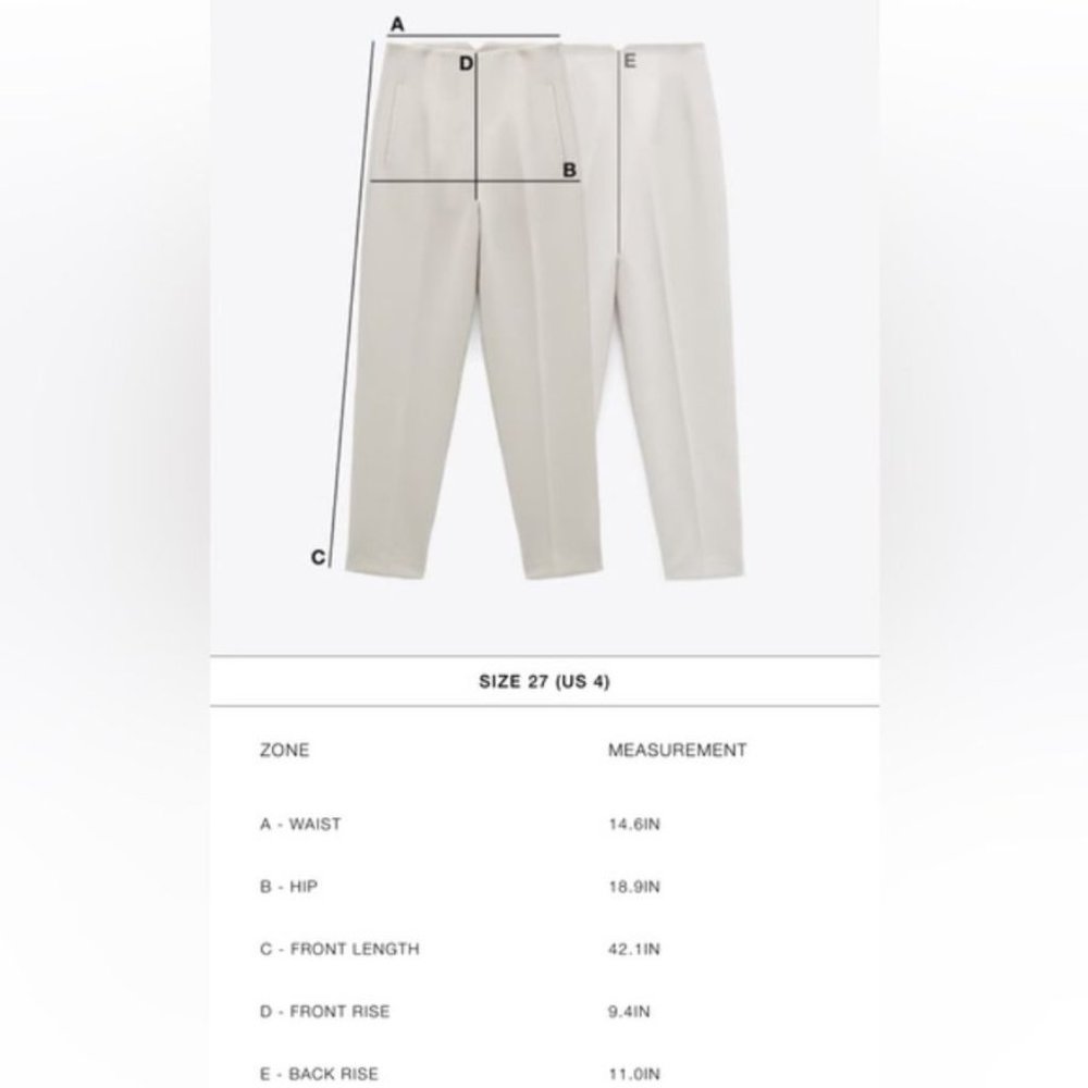 ZARA TRF BELT LOOP CARGO JEANS - Picture 3 of 3